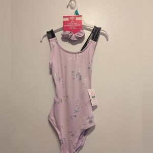 Wonder Nation Purple Star Dance Costume Set